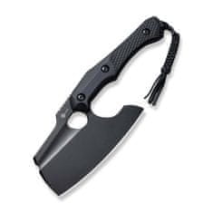 Civilight C21041-1 Aratra outdoorový nůž sekáček/sekera 18,6 cm, Black Stonewash, černá, G10, pouzdro