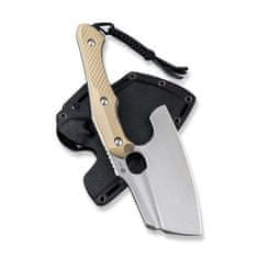 Civilight C21041-3 Aratra outdoorový nůž sekáček/sekera 18,6 cm, Stonewash, hnědá Tan, G10, pouzdro