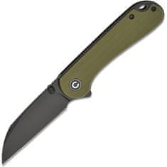 Civilight C18062AF-2 Elementum OD Green G10 Handle Black Nitro-V Blade Liner Lock