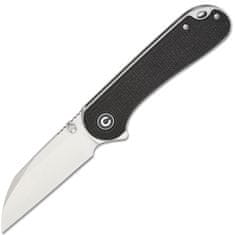 Civilight C18062AF-3 Elementum Wharncliffe kapesní nůž 7,6 cm, Satin, černá, Micarta, ocel