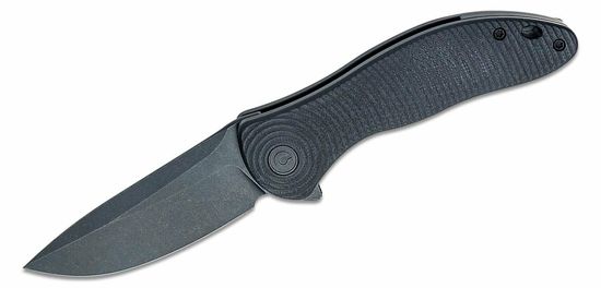 Civilight C20075D-1 Synergy3 Drop Point kapesní nůž 8,2 cm, Black Stonewash, černá, G10