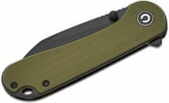 Civilight C18062AF-2 Elementum OD Green G10 Handle Black Nitro-V Blade Liner Lock