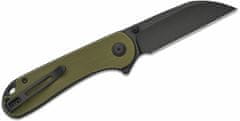 Civilight C18062AF-2 Elementum OD Green G10 Handle Black Nitro-V Blade Liner Lock