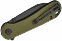 Civilight C18062AF-2 Elementum OD Green G10 Handle Black Nitro-V Blade Liner Lock