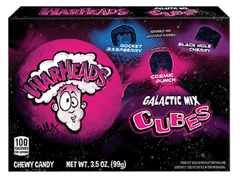 Warheads Warheads Cubes Theatre Box galaktické kyselé žvýkací bonbony 99 g