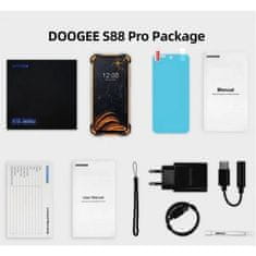 Doogee S88 Pro 6/128GB 10000 mAh, černá