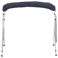 Vidaxl Bimini stříška se 4 oblouky a bočnicemi 243x(230–244)x137 cm