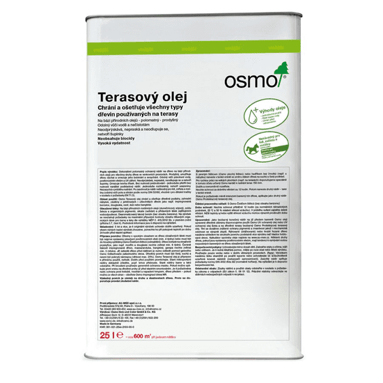 OSMO tmavý terasový olej Bangkirai 016 - 25l (11500060)