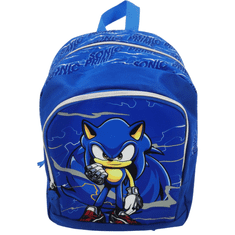 CurePink Školní batoh Sonic Prime: Pěst (objem 17 litrů|28 x 38 x 16 cm)