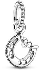 Pandora Stříbrný přívěsek pro štěstí Good Luck Horseshoe 799157C01