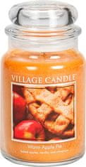 Village Candle Vonná svíčka ve skle Jablečný koláč (Warm Apple Pie) 602 g