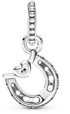 Pandora Stříbrný přívěsek pro štěstí Good Luck Horseshoe 799157C01