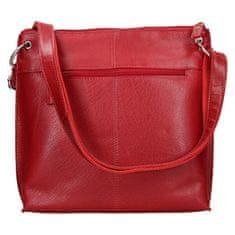 Lagen Dámská kožená crossbody kabelka blc/3287/16 Red