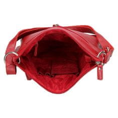 Lagen Dámská kožená crossbody kabelka blc/3287/16 Red