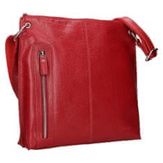 Lagen Dámská kožená crossbody kabelka blc/3287/16 Red