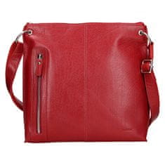 Lagen Dámská kožená crossbody kabelka blc/3287/16 Red