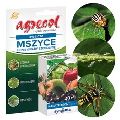 Agrecol karate zeon 050 cs insekticid proti mšicím mšice 20 ml