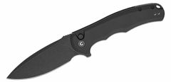 Civilight C18026E-1 Praxis kapesní nůž 9,5 cm, Black Stonewash, černá, hliník