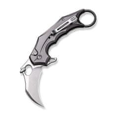 Civilight C16016B-3 Incisor II kapesní nůž - karambit 6,6 cm, Satin, šedá, hliník