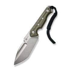 Civilight C21040-2 Maxwell pevný nůž 12 cm, Stonewash, zelená, G10, pouzdro Kydex