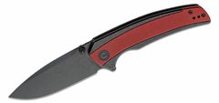 Civilight C20036-1 Teraxe kapesní nůž 8,8 cm, Black Stonewash, ocel, červená burgundy, G10