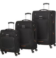 American Tourister Příruční kufr 55cm Summer Session Black/Orange