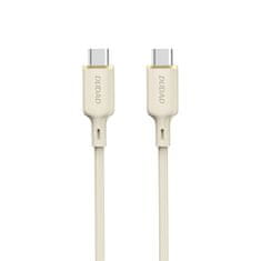 shumee SR USB-C - USB-C zesílený kabel 100W 2m, béžový