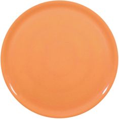 shumee Speciální porcelánový talíř na pizzu, oranžový, průměr. 31 cm - sada 6 ks.