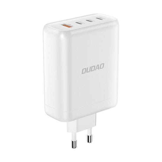 shumee GaN USB-A / 3x USB-C PD 140W síťová nabíječka, bílá