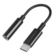 shumee USB-C audio adaptér - Jack 3,5mm 11cm, černý