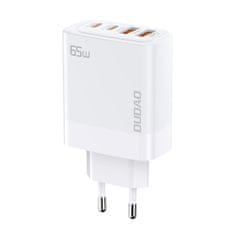 shumee Síťová nabíječka GaN 2x USB-A / 2xUSB-C PD 65W bílá