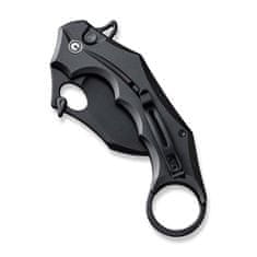 Civilight C16016B-1 Incisor II kapesní nůž - karambit 6,6 cm, celočerná, hliník