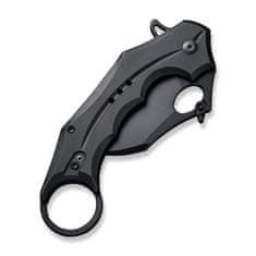 Civilight C16016B-1 Incisor II kapesní nůž - karambit 6,6 cm, celočerná, hliník