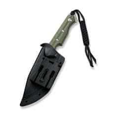 Civilight C21040-2 Maxwell pevný nůž 12 cm, Stonewash, zelená, G10, pouzdro Kydex