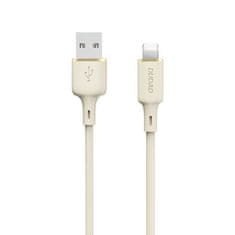 shumee Vyztužený kabel pro iPhone SR USB-A - Lightning 5A 1m, béžový