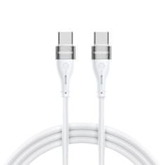 shumee Odolný flexibilní kabel USB-C - USB-C PD 65W 1m bílý