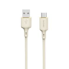 shumee Vyztužený kabel SR USB-A - USB-C 5A 1m béžový