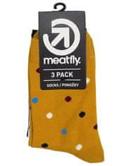 MEATFLY 3 PACK - ponožky LEXY Mini Dots (Velikost 36-39)