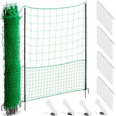 shumee Chovné ochranné plotové pletivo pro drůbež slepice 1,25 x 50 m