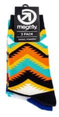 MEATFLY 3 PACK - ponožky Arizona socks S19 Triple pack (Velikost 43-46)