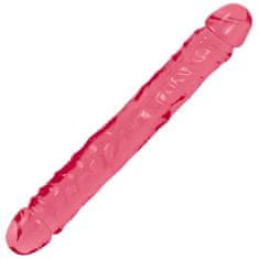 Doc Johnson Doc Johnson Jr. Double Dong 12" Crystal Jellies Pink