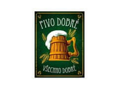 Nekupto Plechová cedule Pivo dobré, všechno dobré BU30009