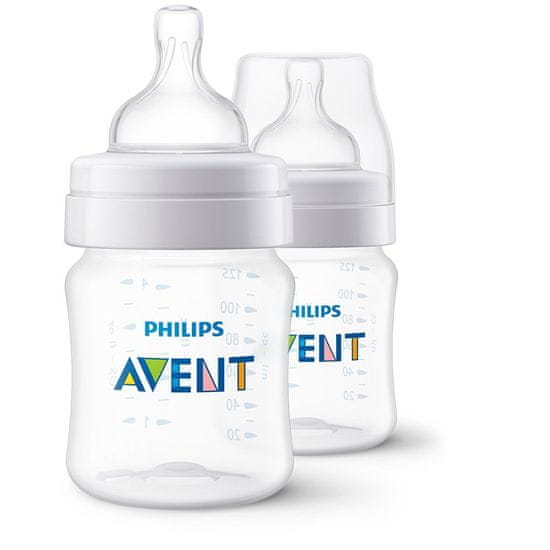 Philips Avent Láhev Anti-colic 125ml, 0m+, 2 ks