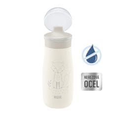 Nuk Láhev Mini-Me Sip nerezová - béžová 300ml, 9m+