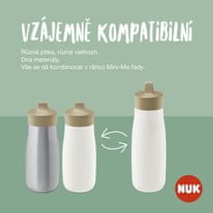 Nuk Láhev Mini-Me Sip nerezová - béžová 300ml, 9m+