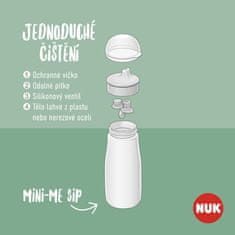 Nuk Láhev Mini-Me Sip - zelená 300ml, 9m+