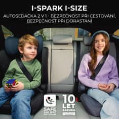 Kinderkraft Autosedačka i-Spark i-Size 100-150 cm Grey