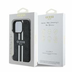 Guess Originální kryt GUESS hardcase 4G Printed Stripes MagSafe GUHMP16XP4RPSK for Apple iPhone 16 Pro Max , barva černá