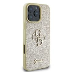 Guess Originální kryt GUESS hardcase Glitter Big 4G GUHCP16XHG4SGD for Apple iPhone 16 pro Max , barva zlatá