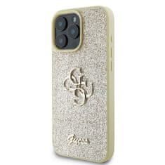 Guess Originální kryt GUESS hardcase Glitter Big 4G GUHCP16XHG4SGD for Apple iPhone 16 pro Max , barva zlatá